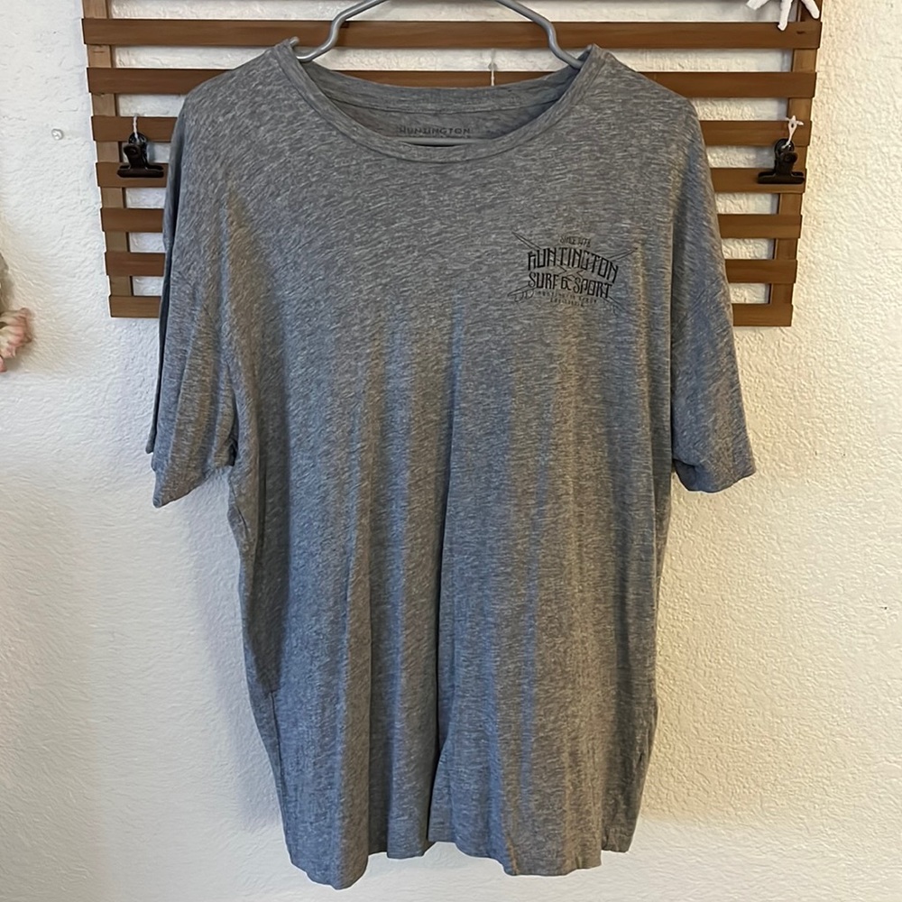 Men’s Large - Huntington Surf & Sport - Grey T Shirt